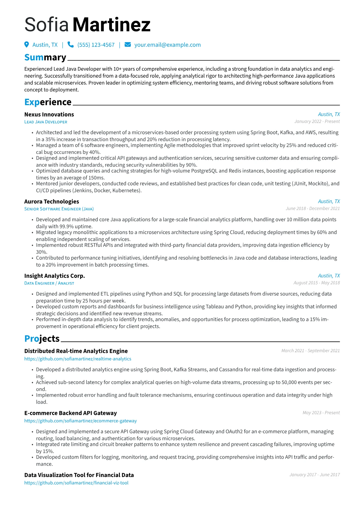 Career changer version - Page 1