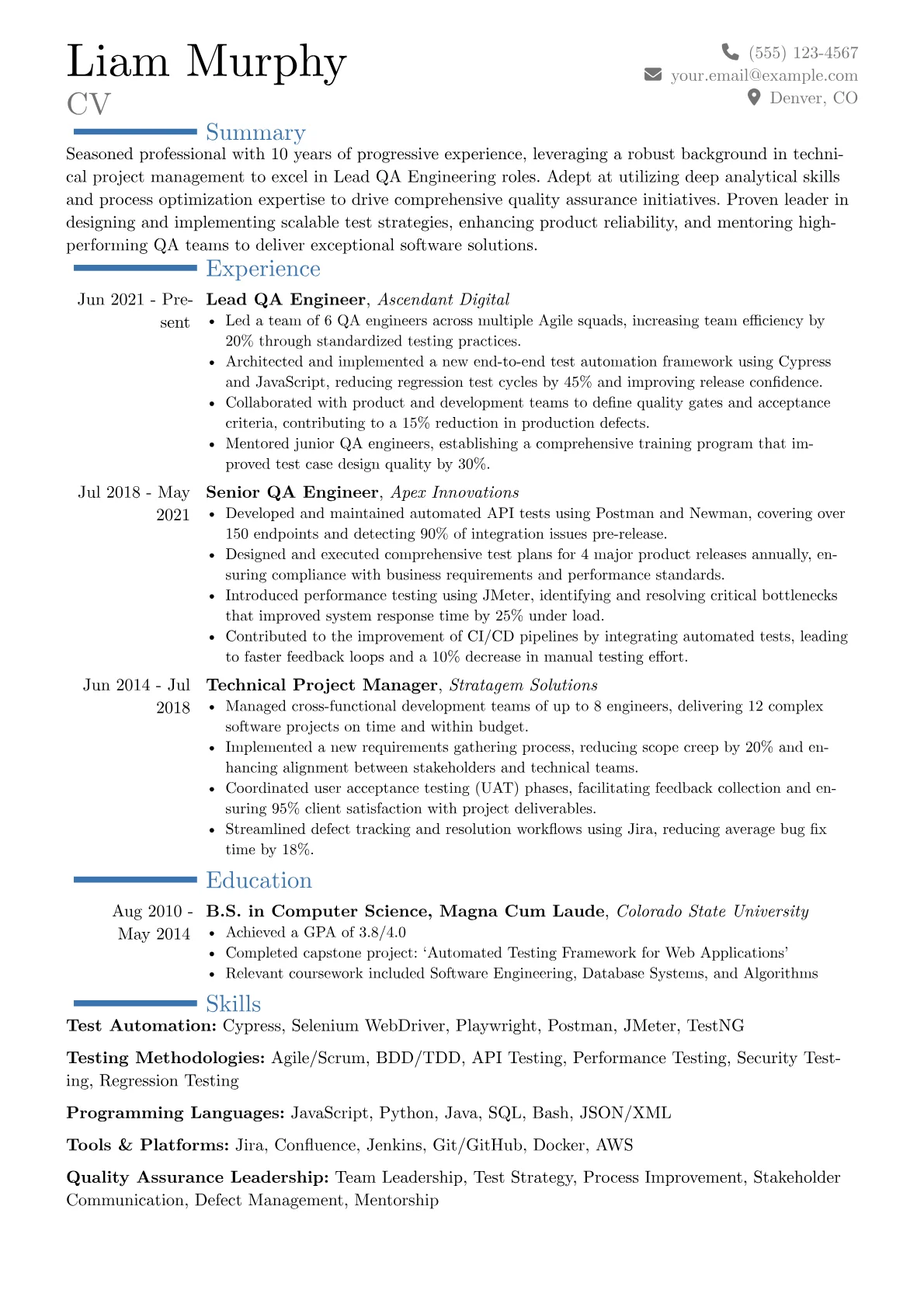 Career changer version - Page 1