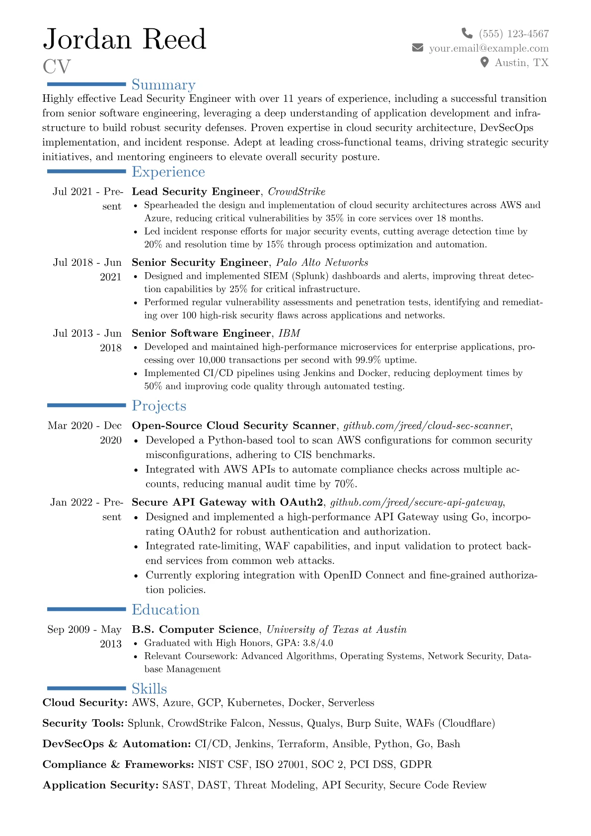 Career changer version - Page 1