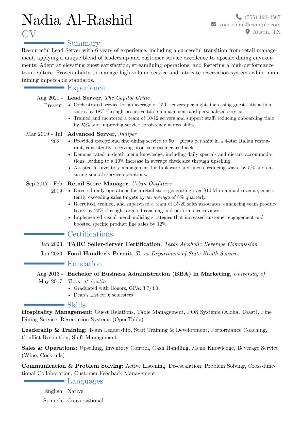 Career changer version - Page 1