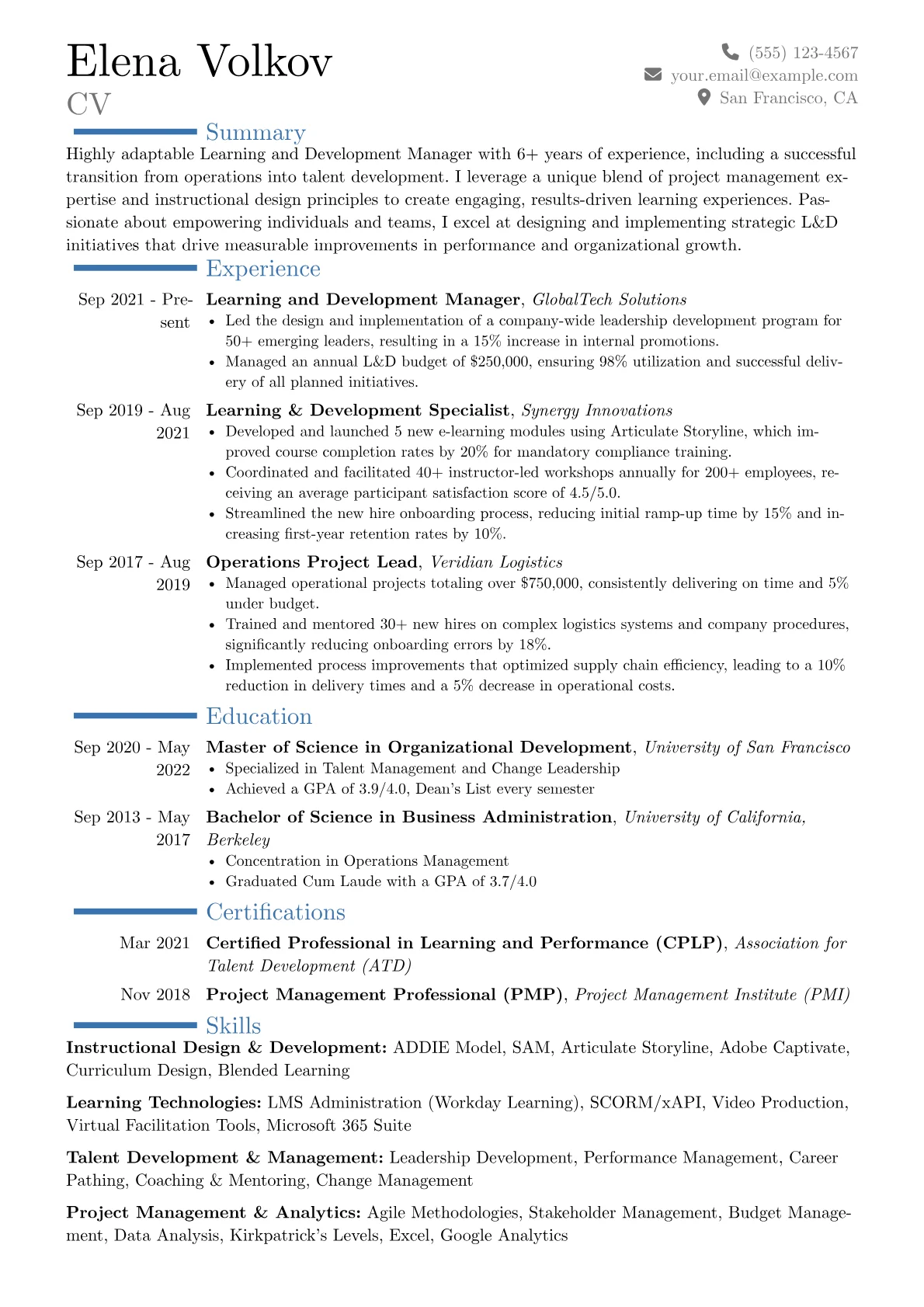 Career changer version - Page 1