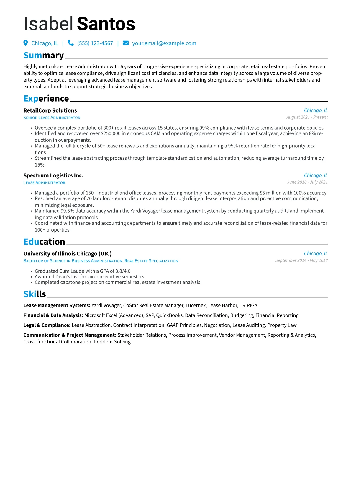 Corporate Retail version - Page 1
