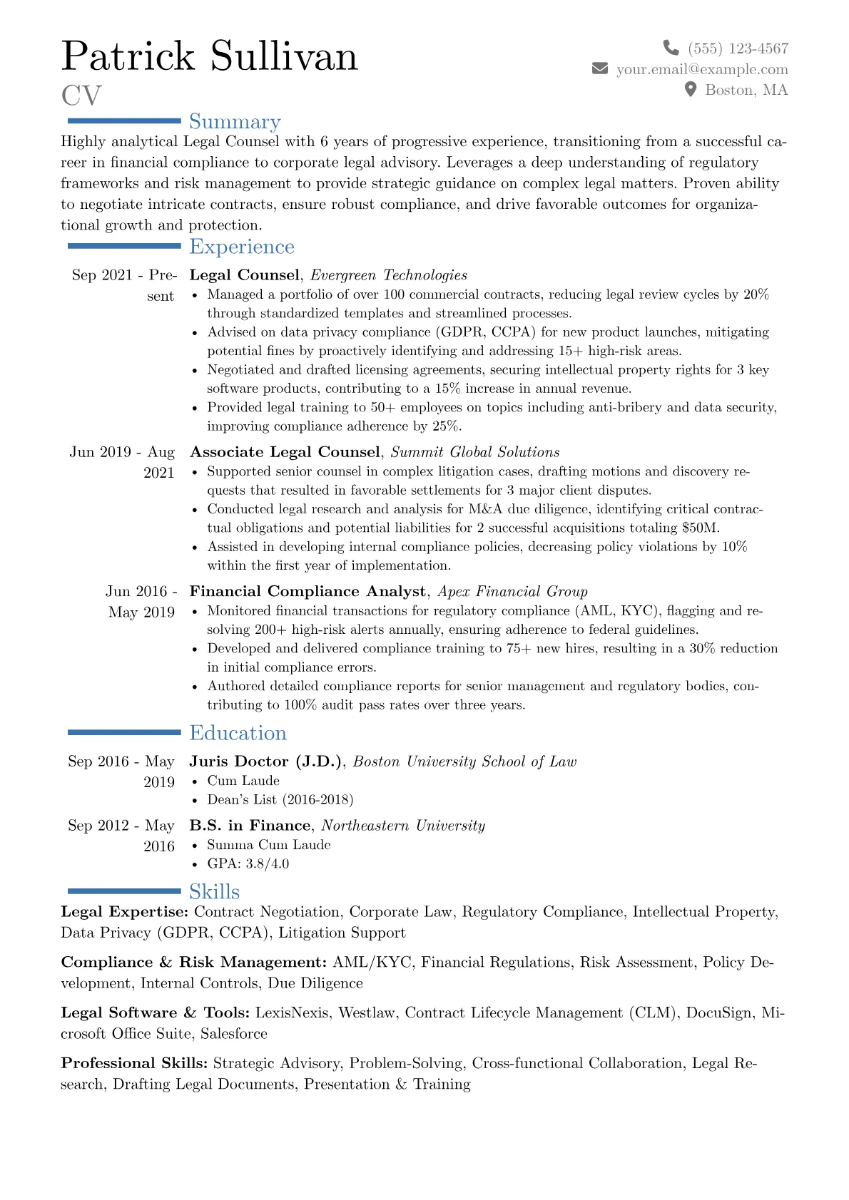 Career changer version - Page 1