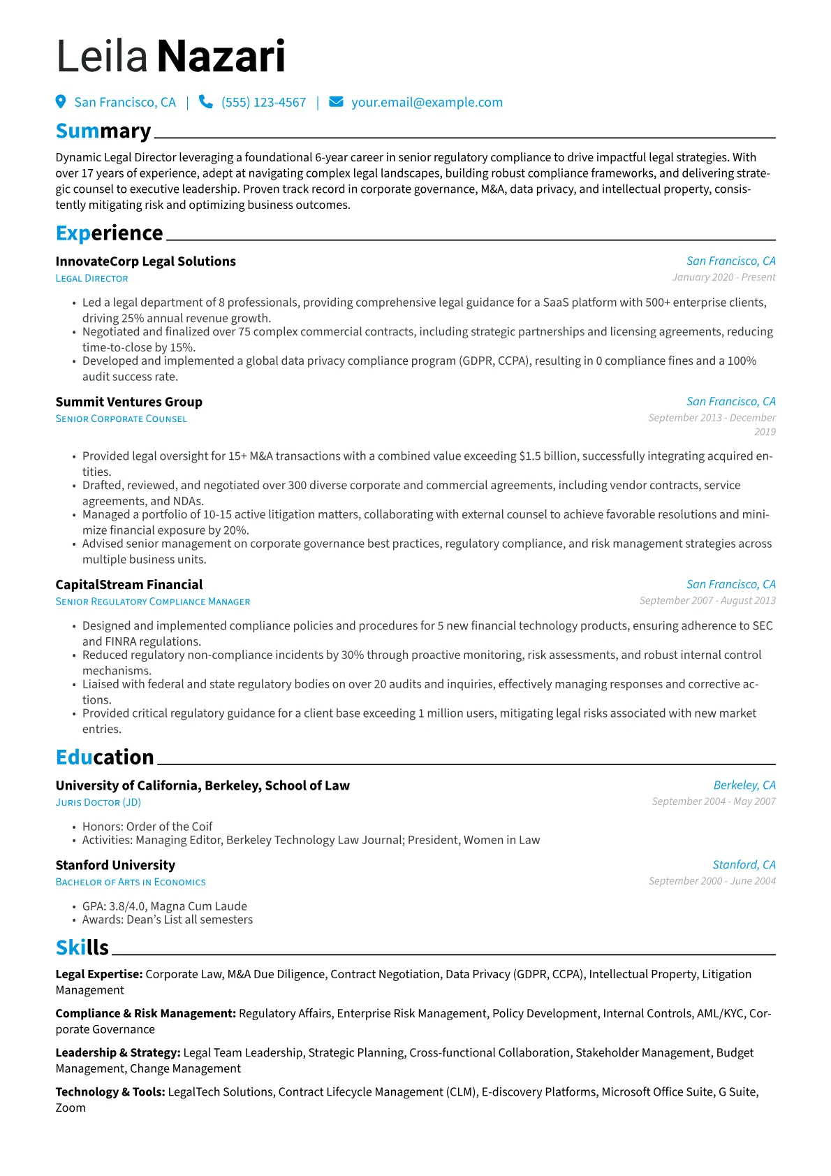 Career changer version - Page 1
