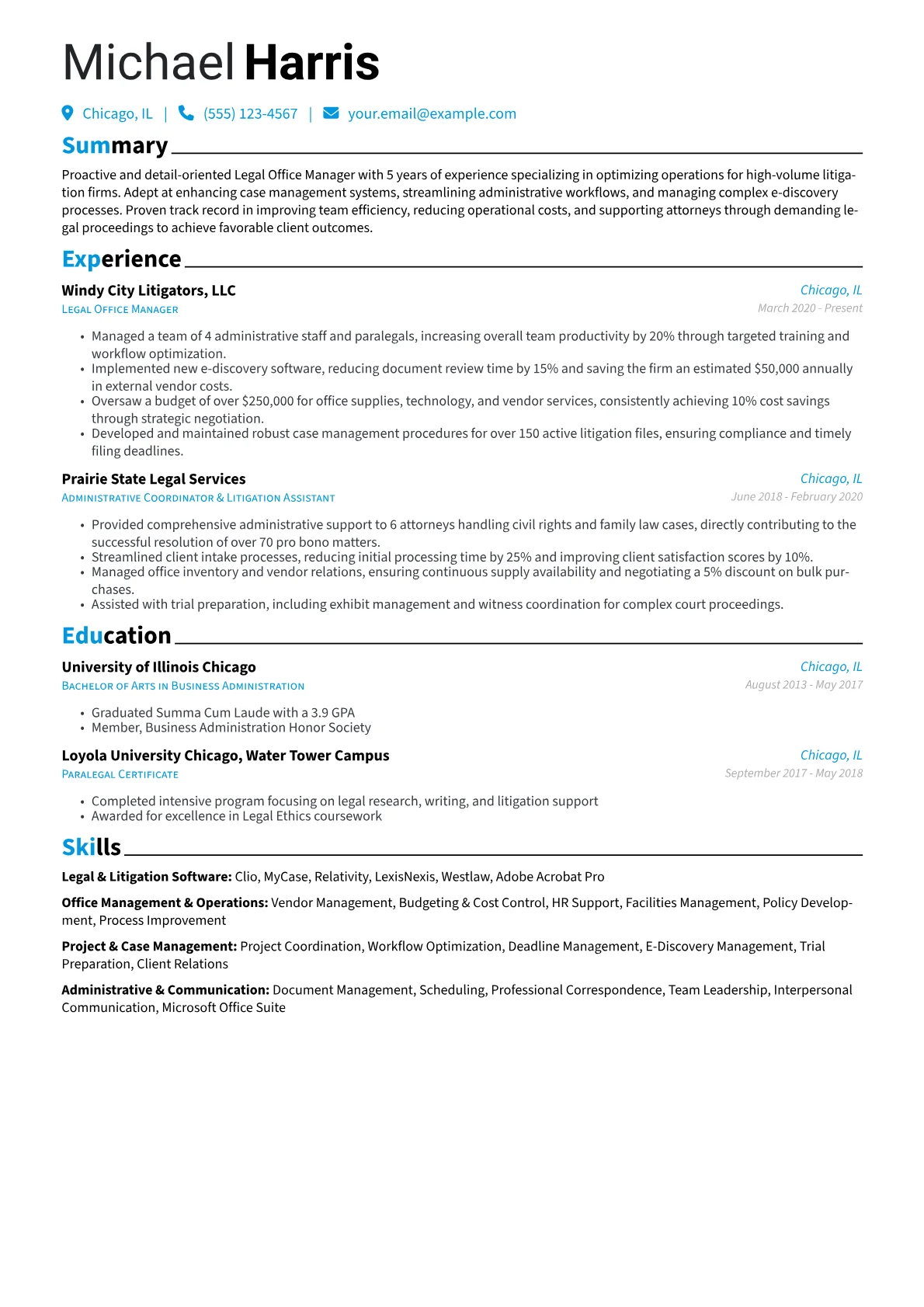 Legal & Litigation version - Page 1