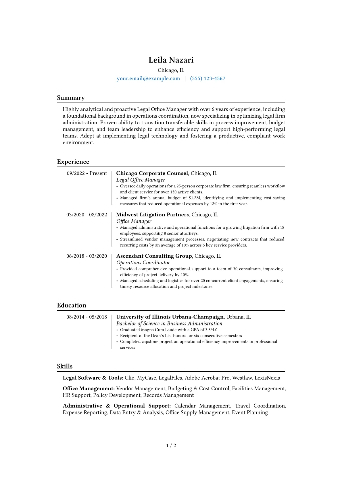 Career changer version - Page 1