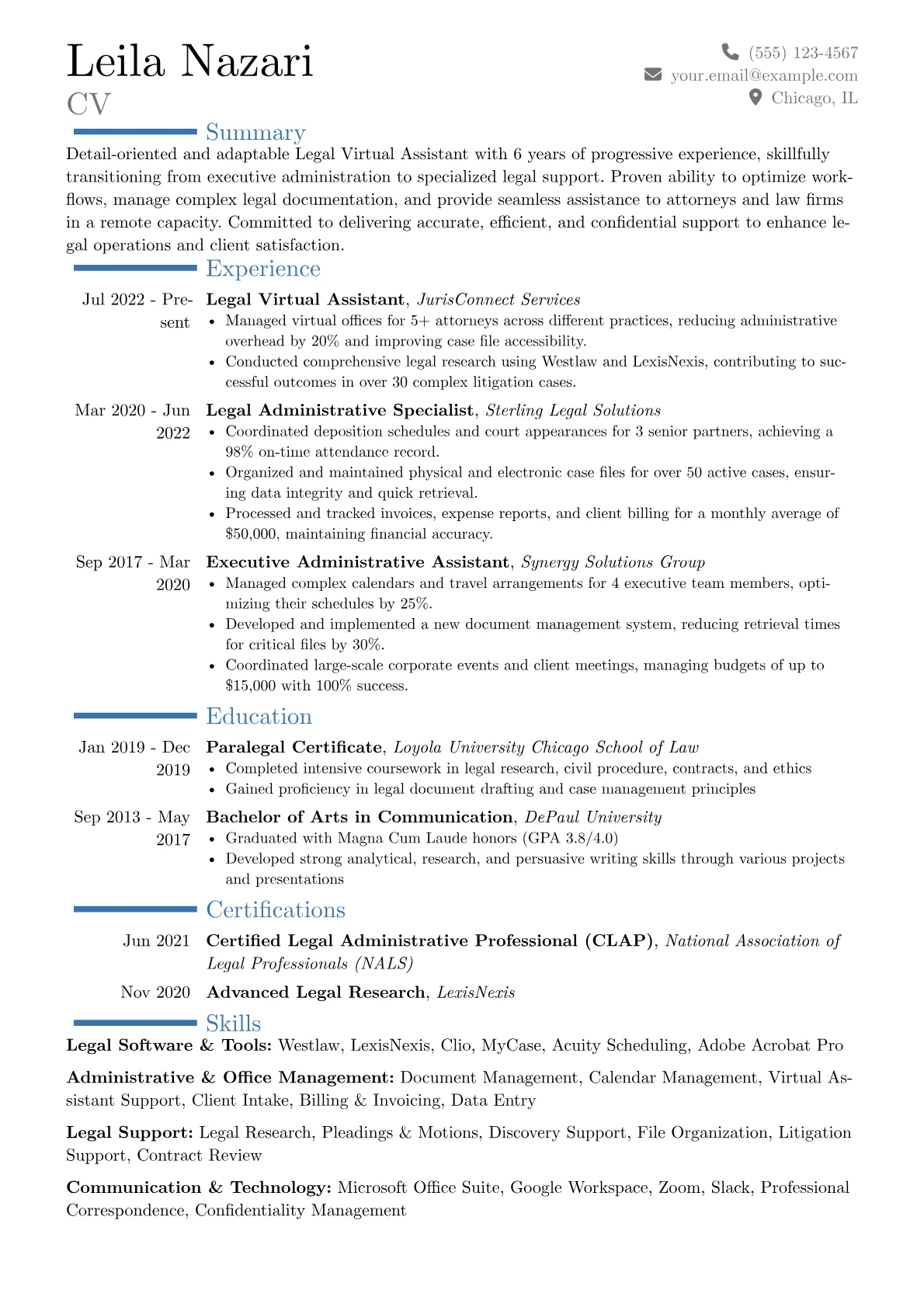 Career changer version - Page 1