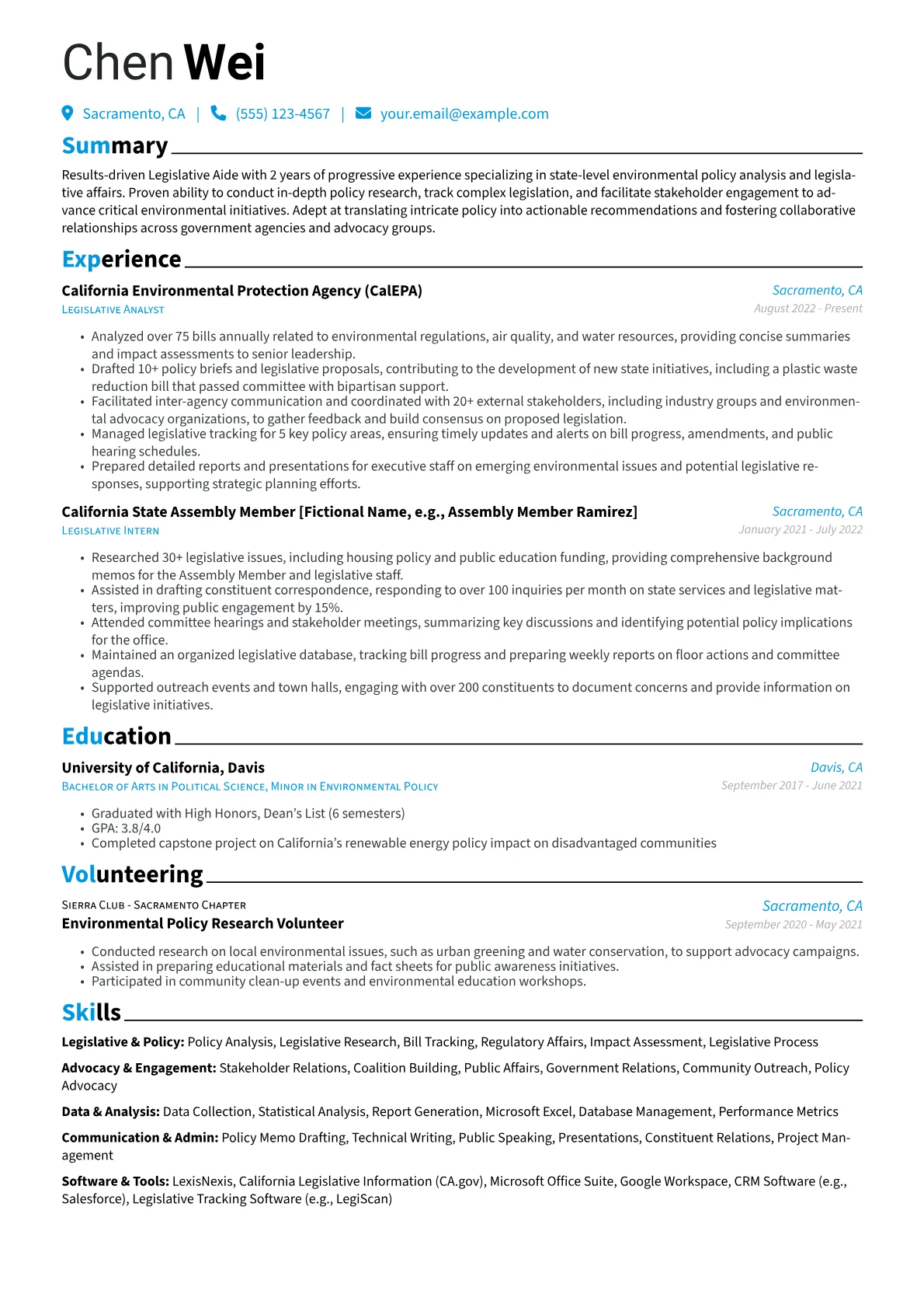 Environmental Policy Focus version - Page 1