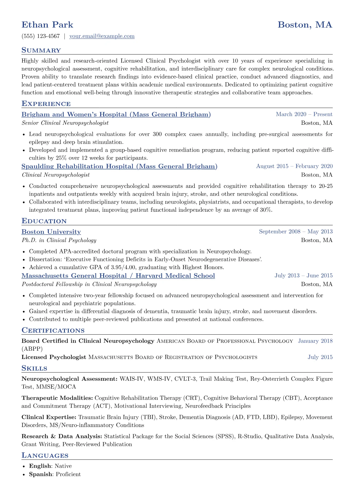 Neuropsychology version - Page 1