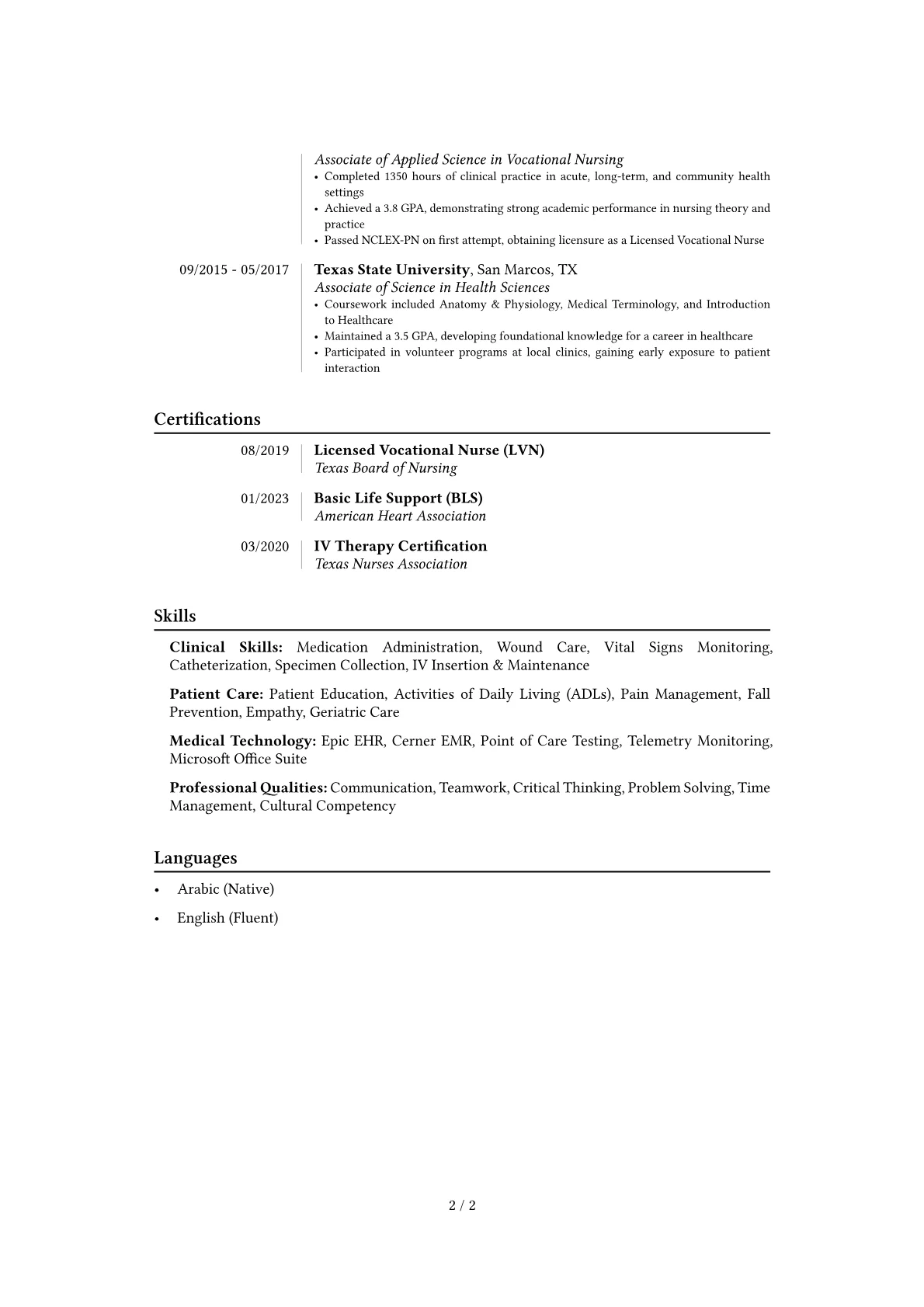 Career changer version - Page 2