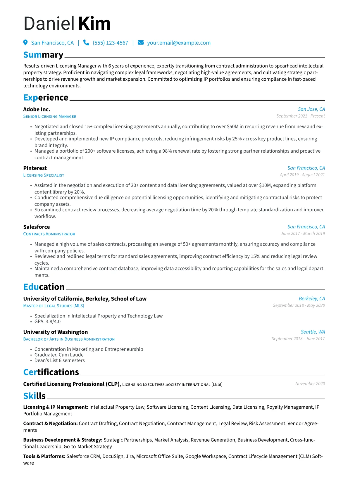 Career changer version - Page 1