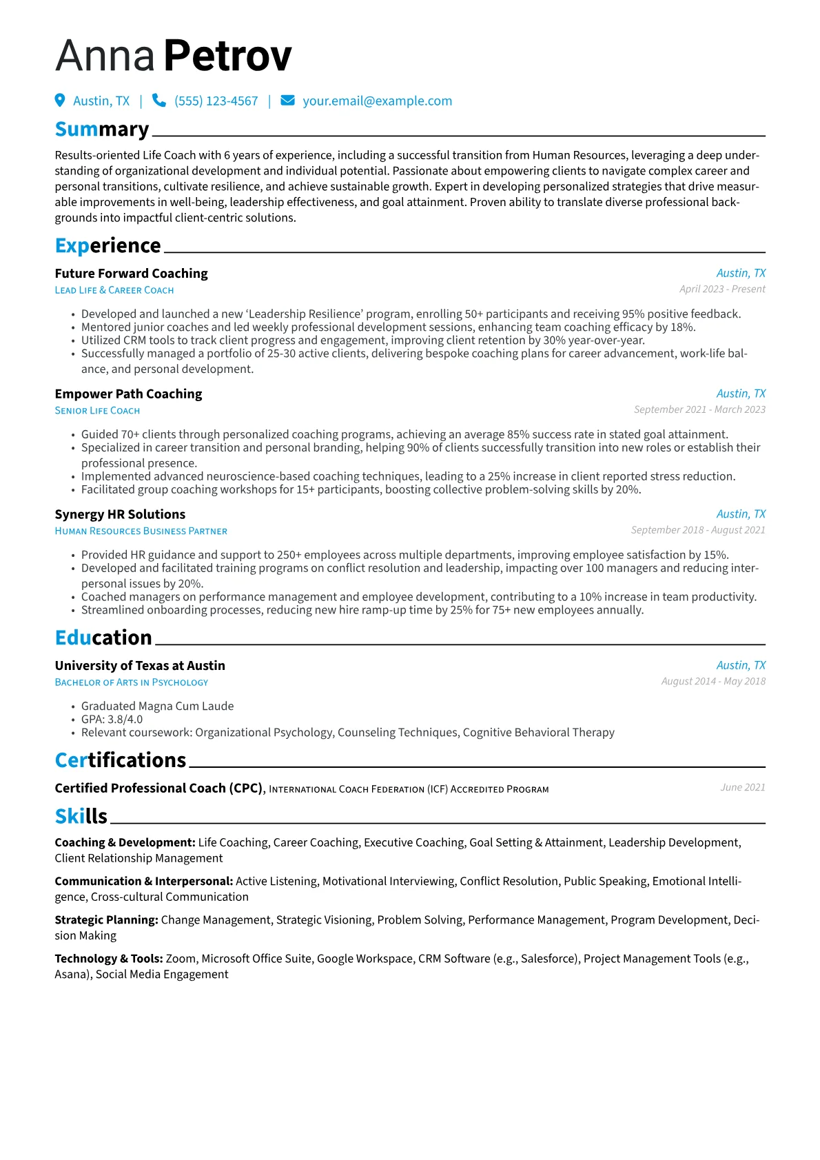 Career changer version - Page 1