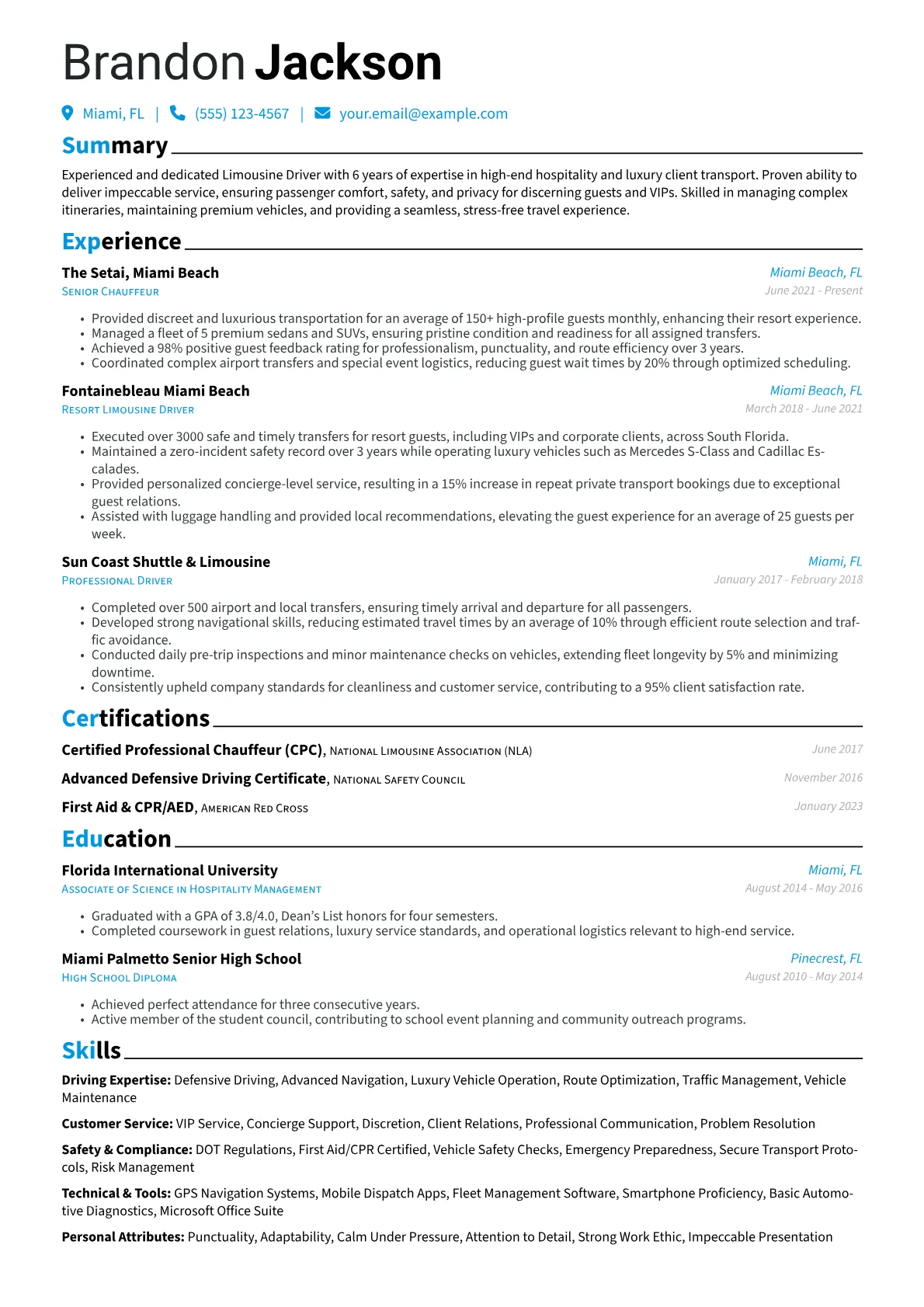 Luxury Hospitality version - Page 1