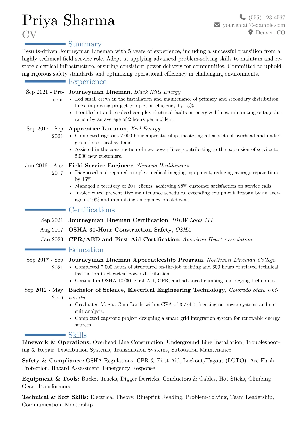 Career changer version - Page 1