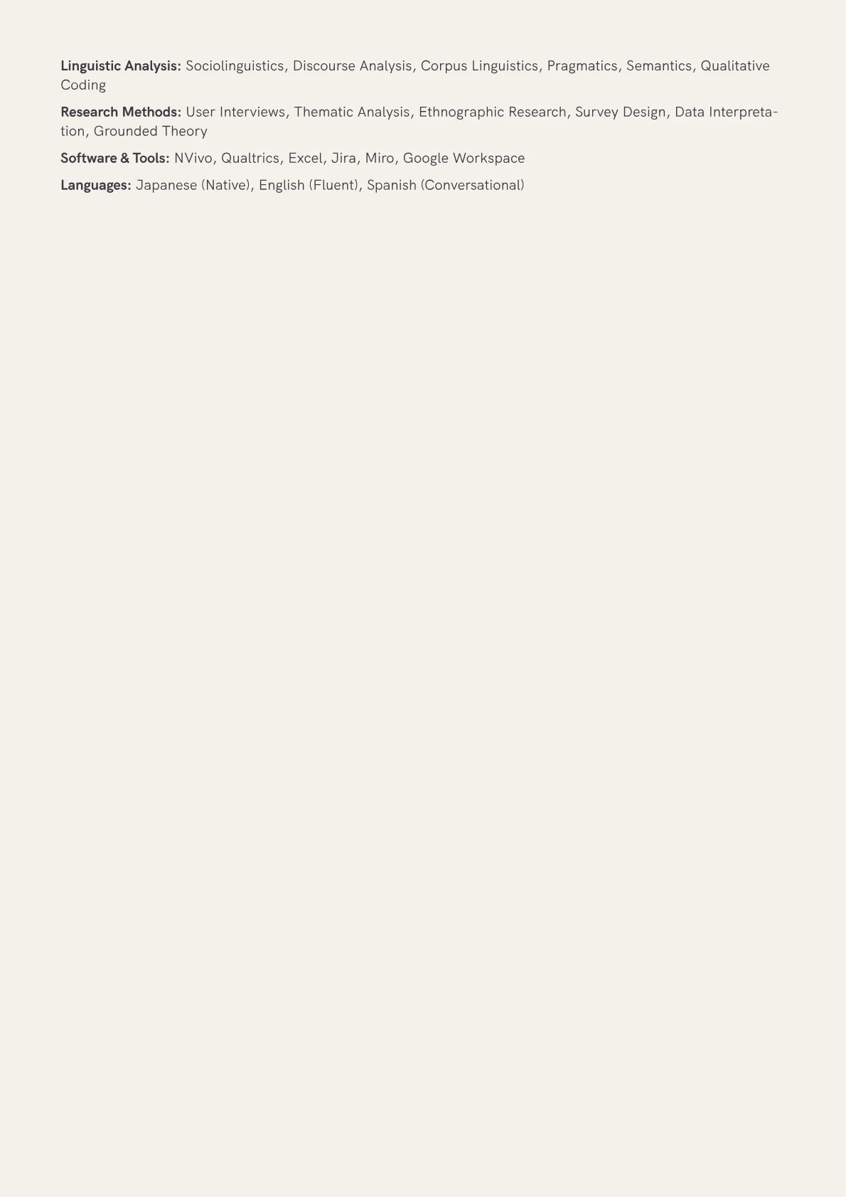 Linguistic Analysis version - Page 2