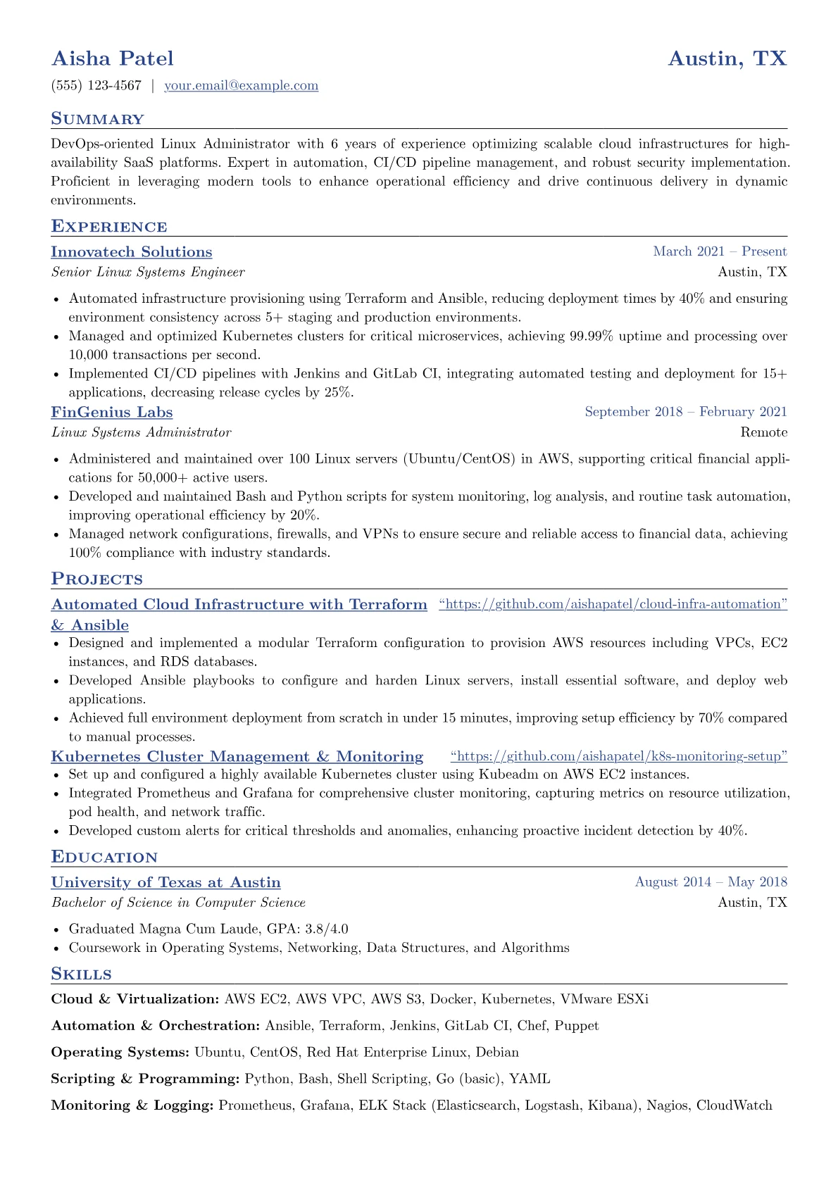 DevOps Cloud Linux version - Page 1
