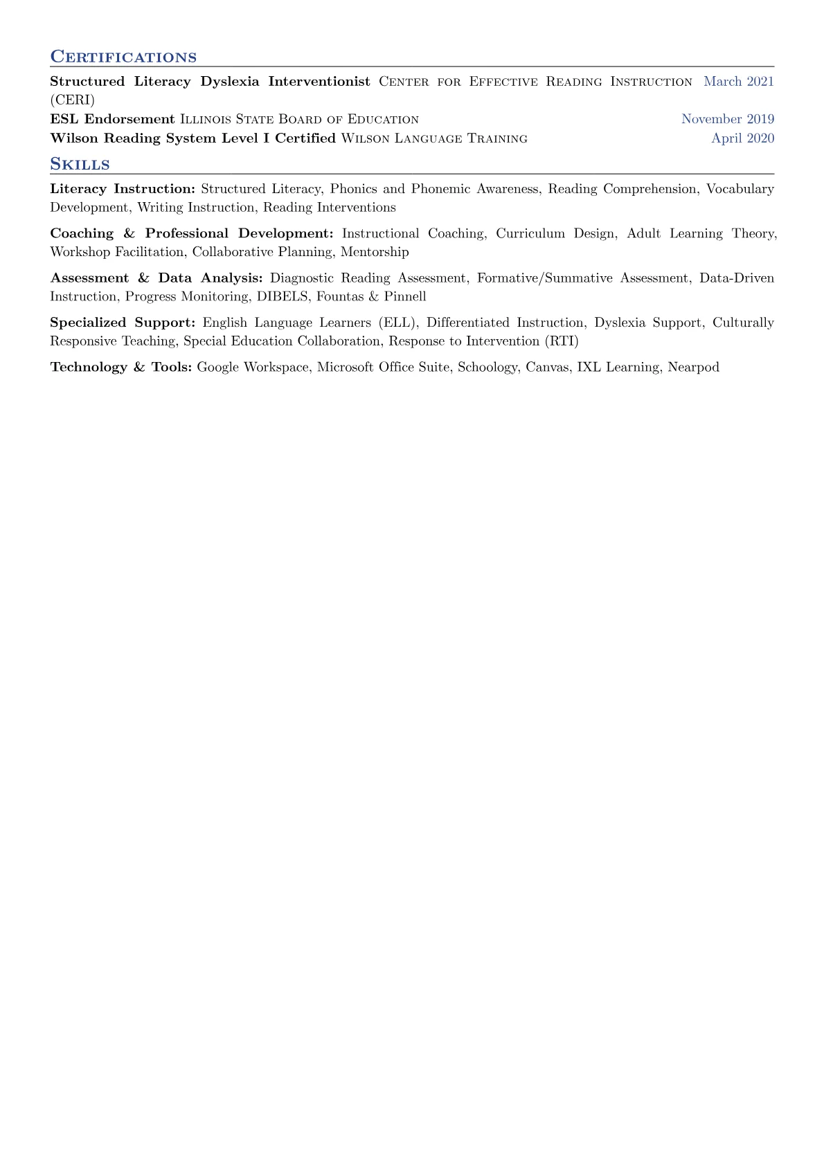 Literacy Coach version - Page 2