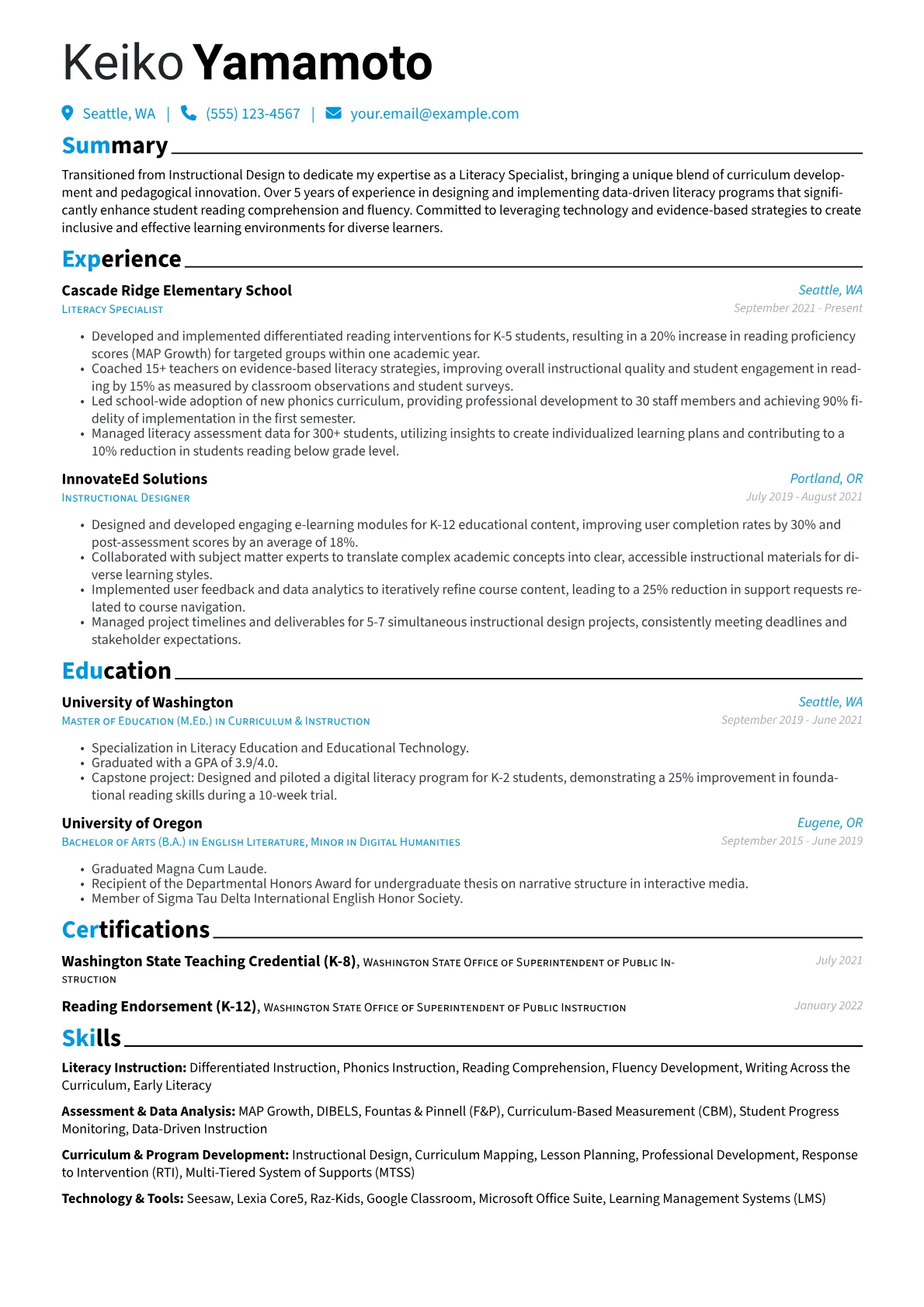 Career changer version - Page 1
