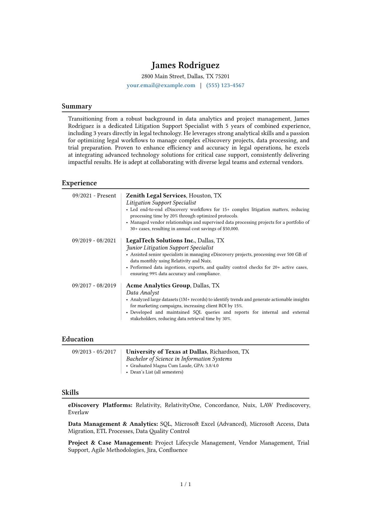 Career changer version - Page 1
