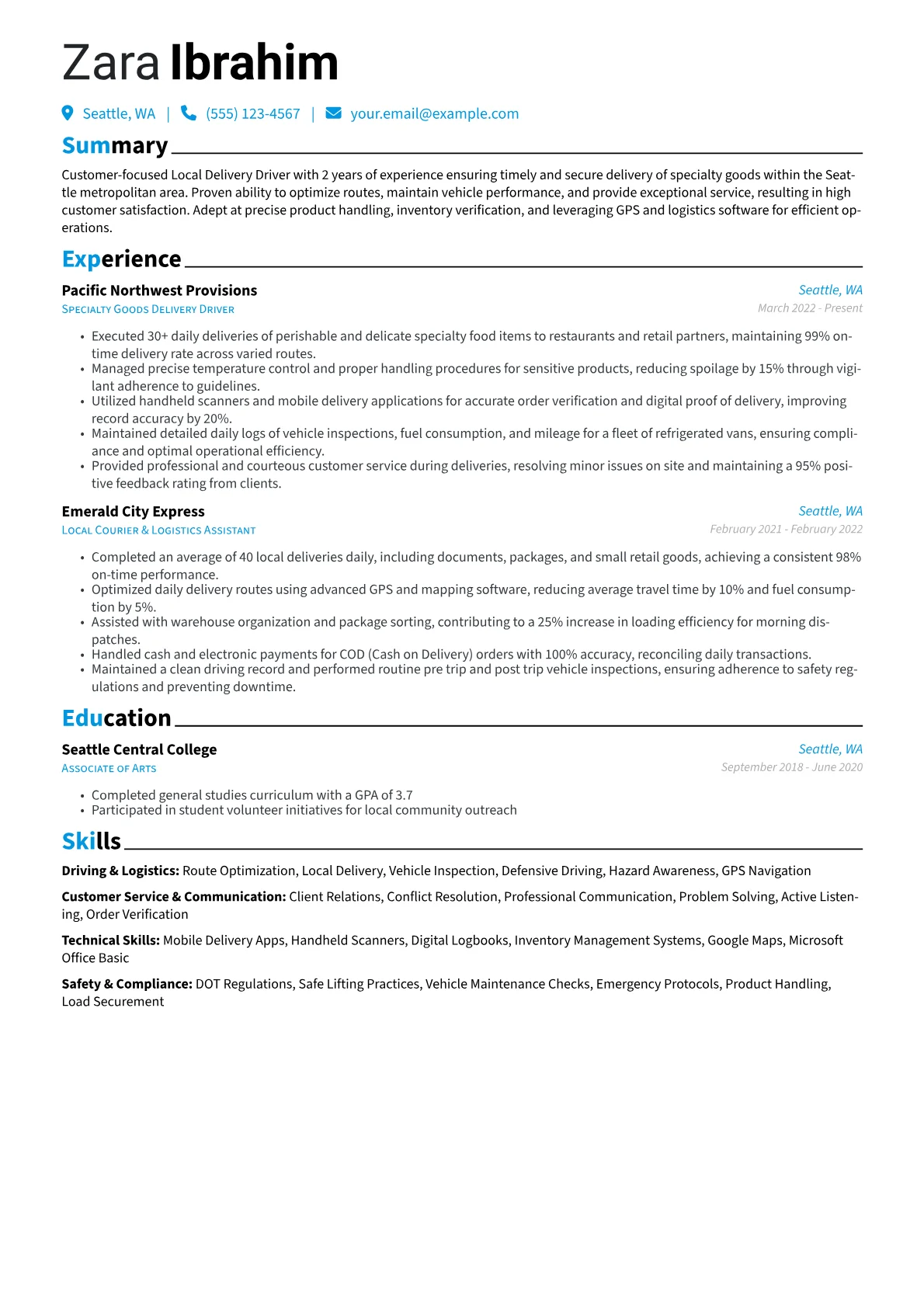 Driving & Logistics version - Page 1