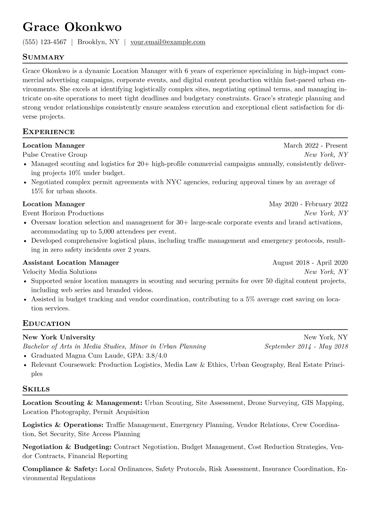 Commercial & Event version - Page 1