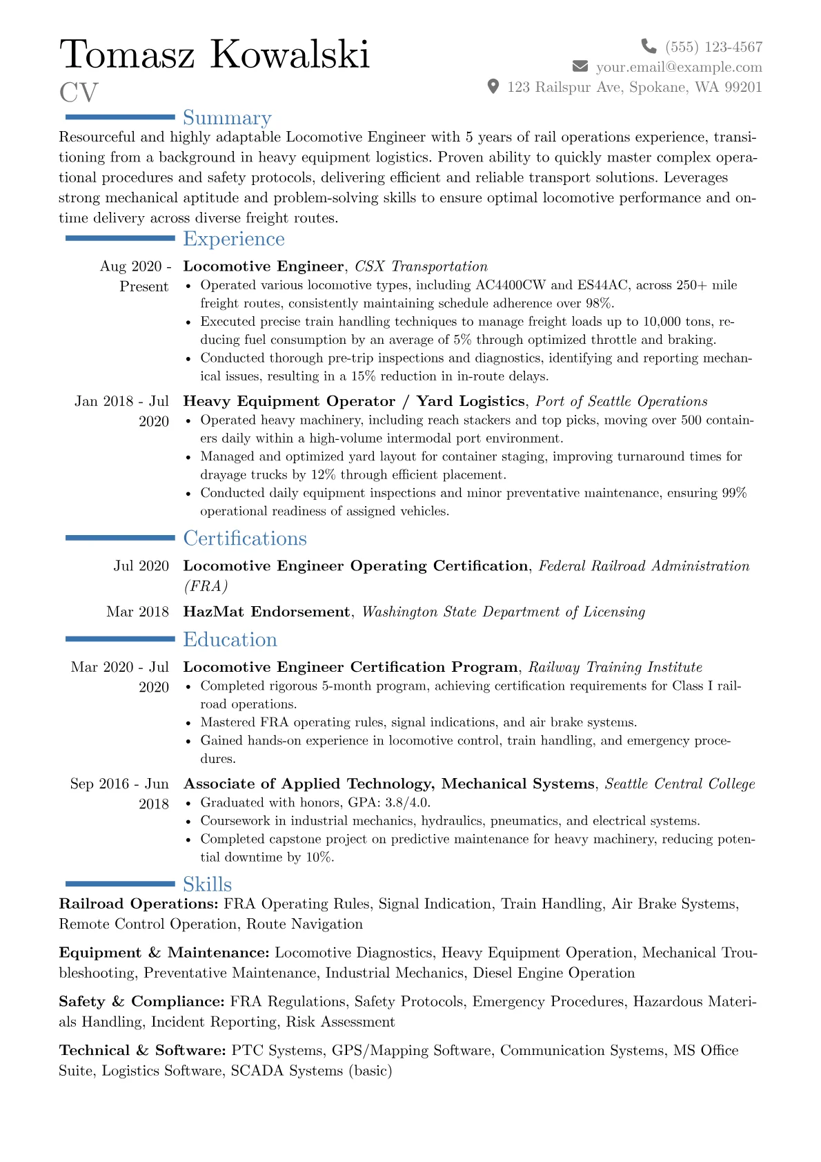 Career changer version - Page 1