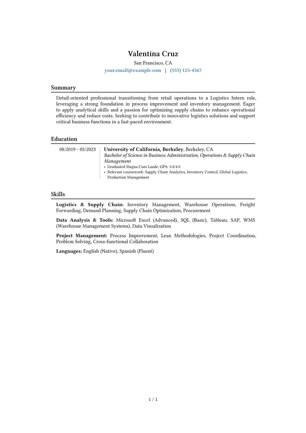 Career changer version - Page 1