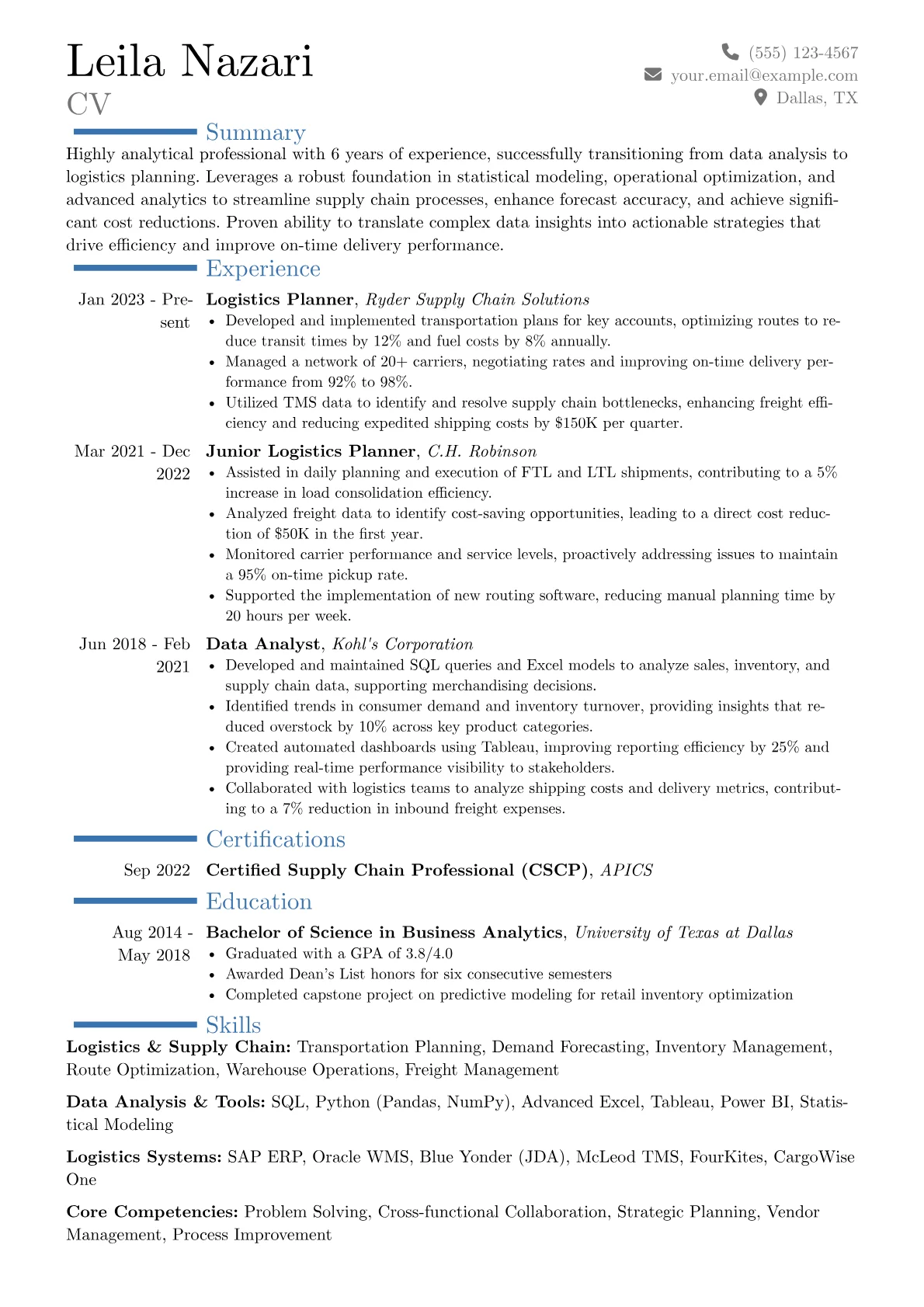 Career changer version - Page 1