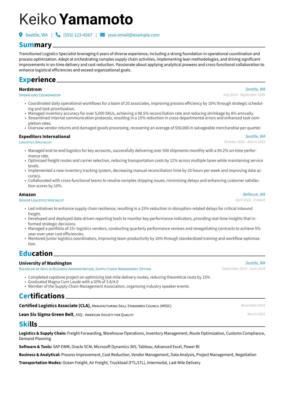 Career changer version - Page 1