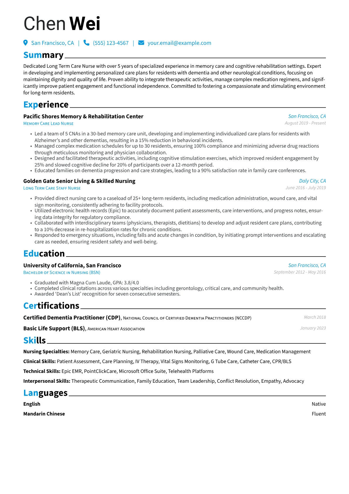 Memory Care & Rehab Focus version - Page 1