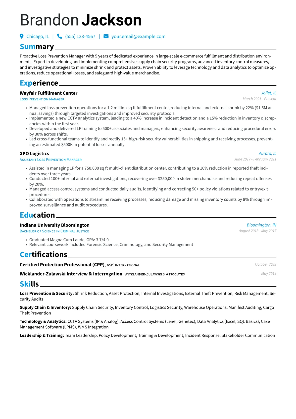 Loss Prevention version - Page 1
