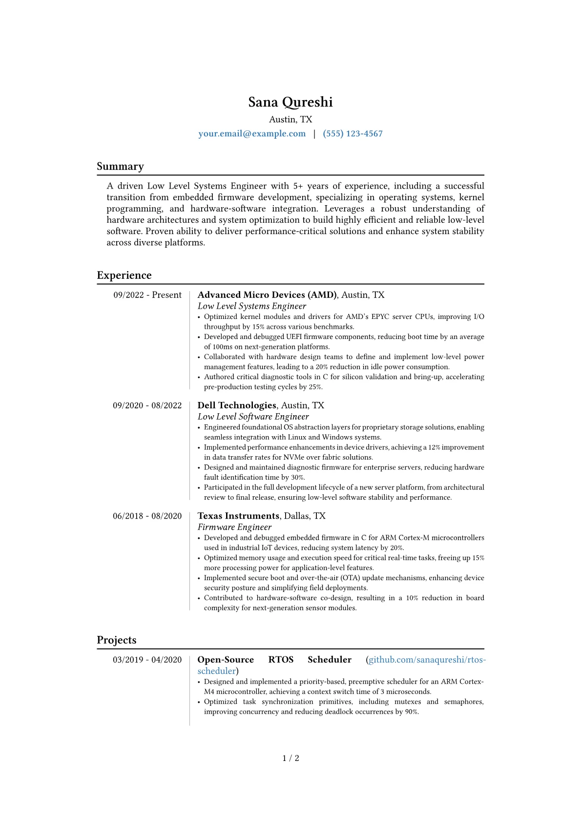 Career changer version - Page 1
