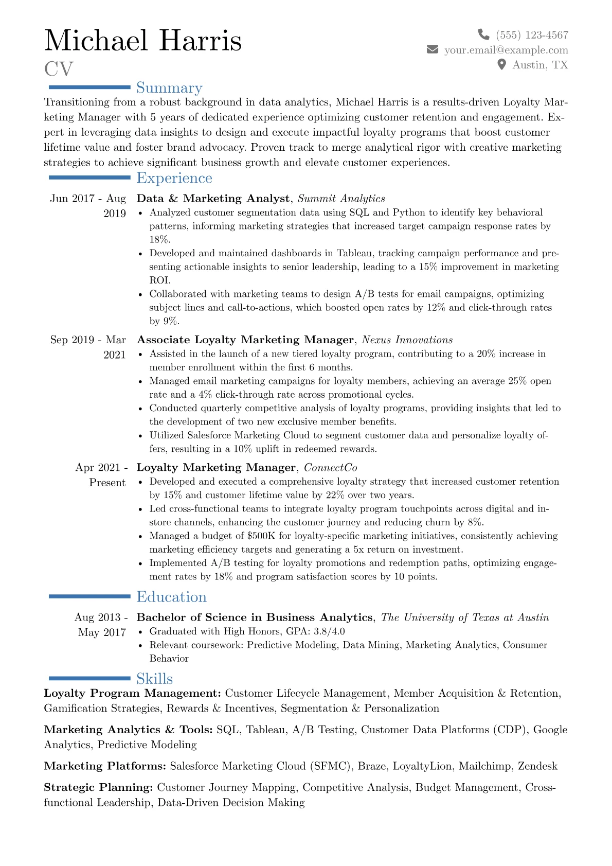 Career changer version - Page 1
