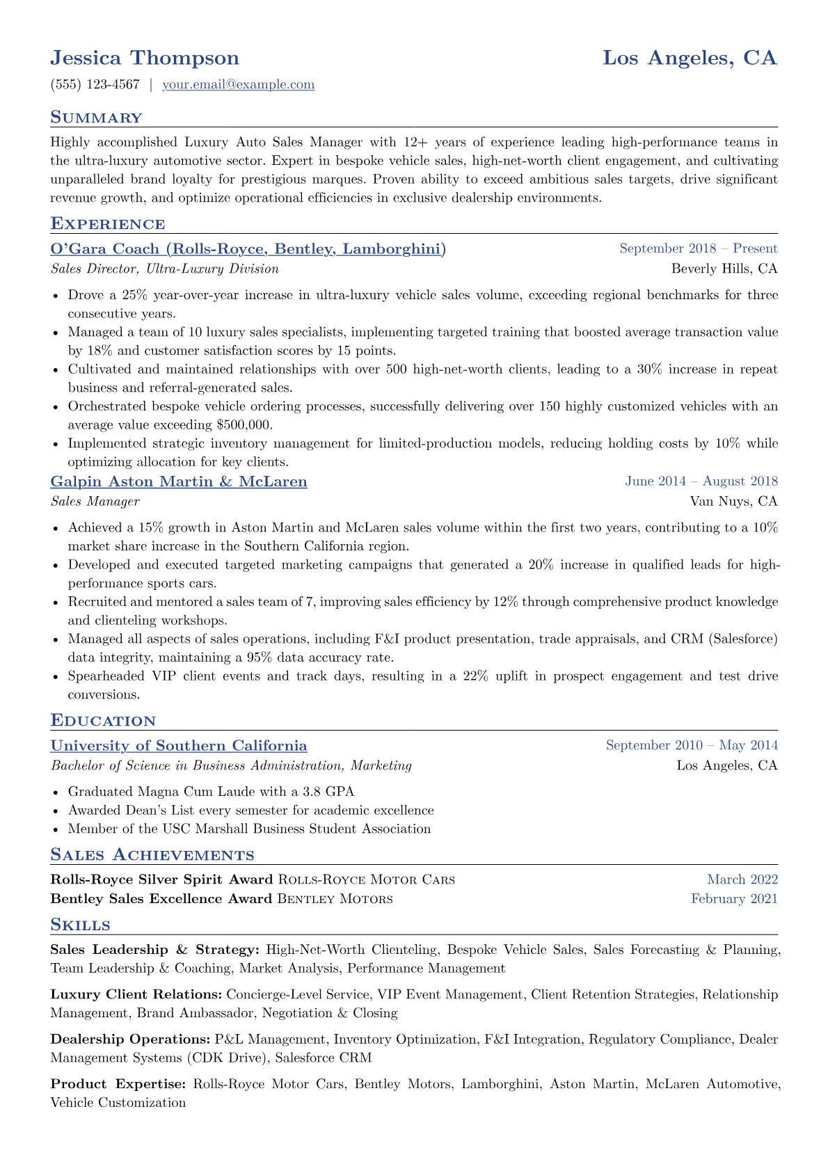 Ultra-Luxury Segment version - Page 1