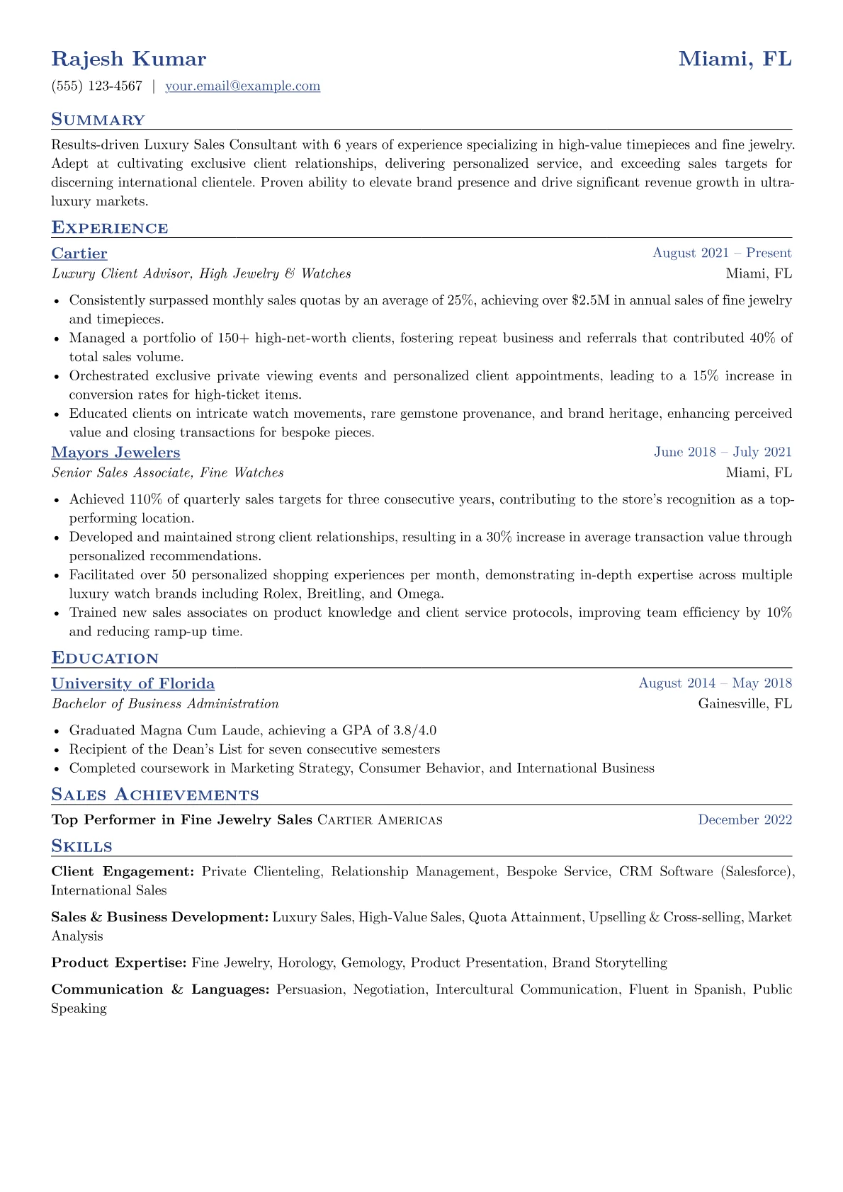 Luxury Sales version - Page 1