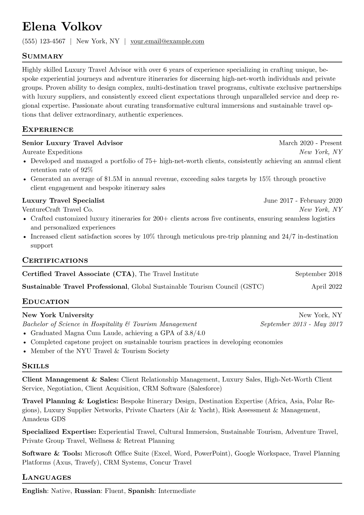 Experiential version - Page 1