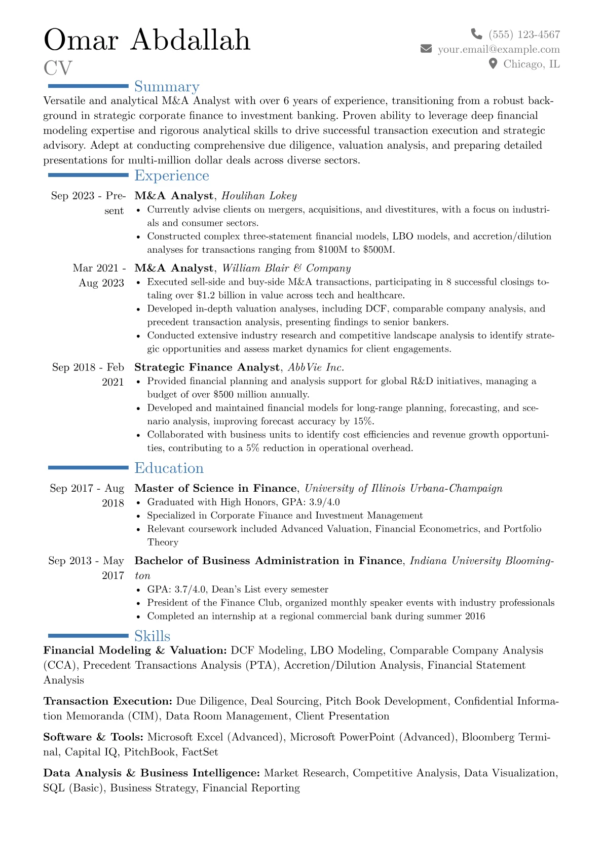 Career changer version - Page 1