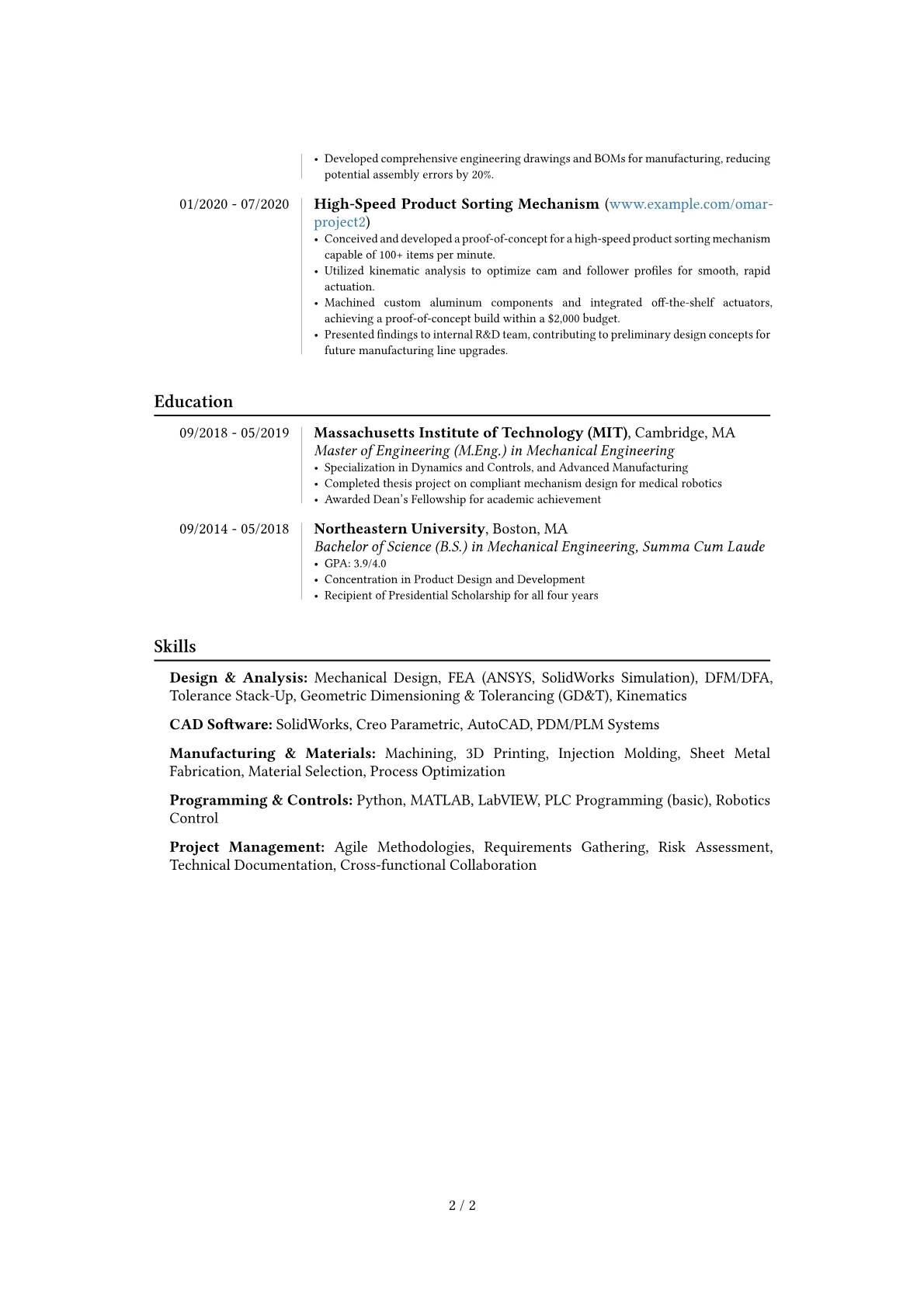 Career changer version - Page 2