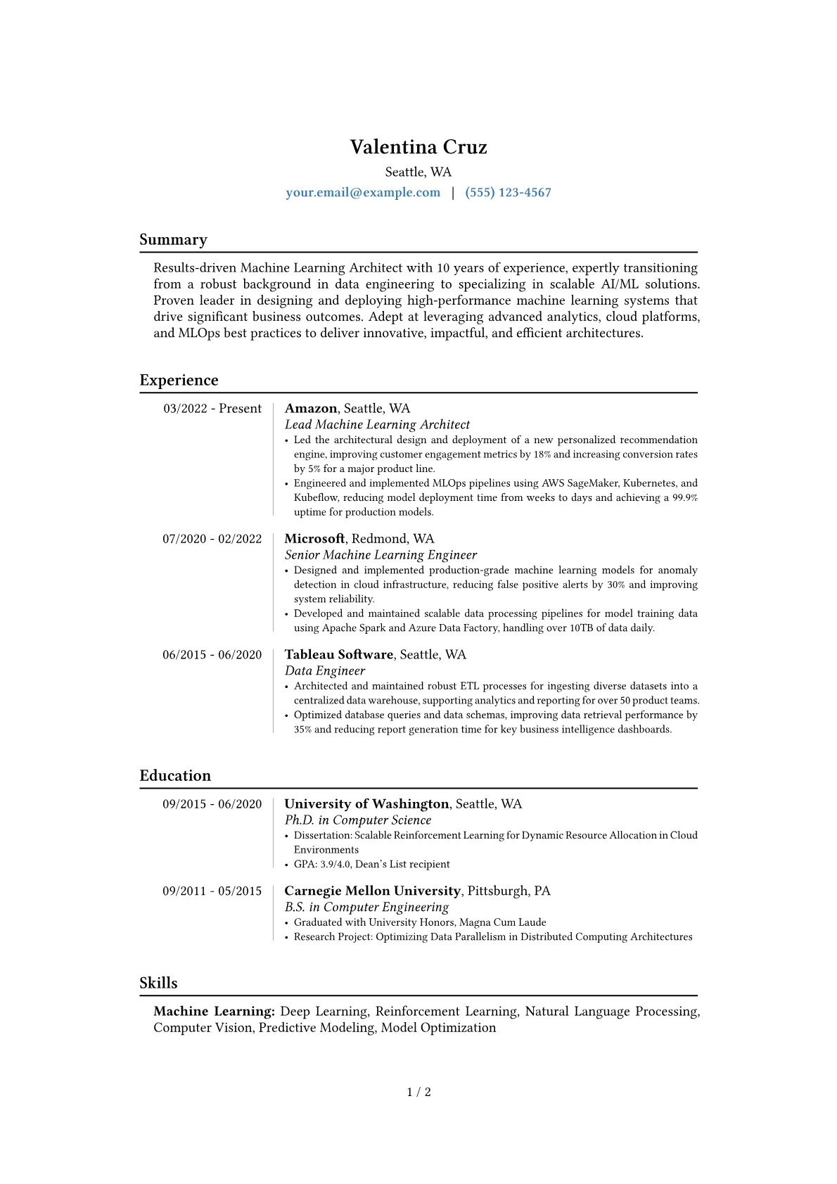 Career changer version - Page 1