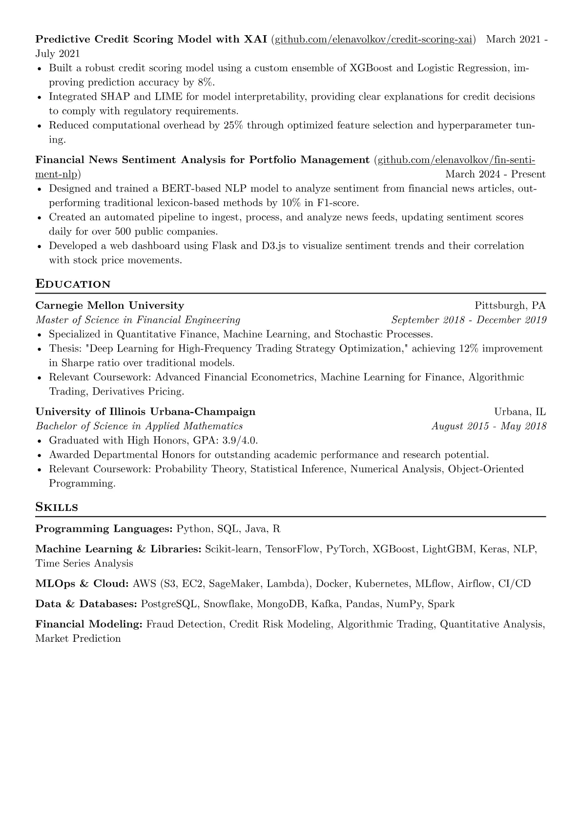Financial ML Developer version - Page 2