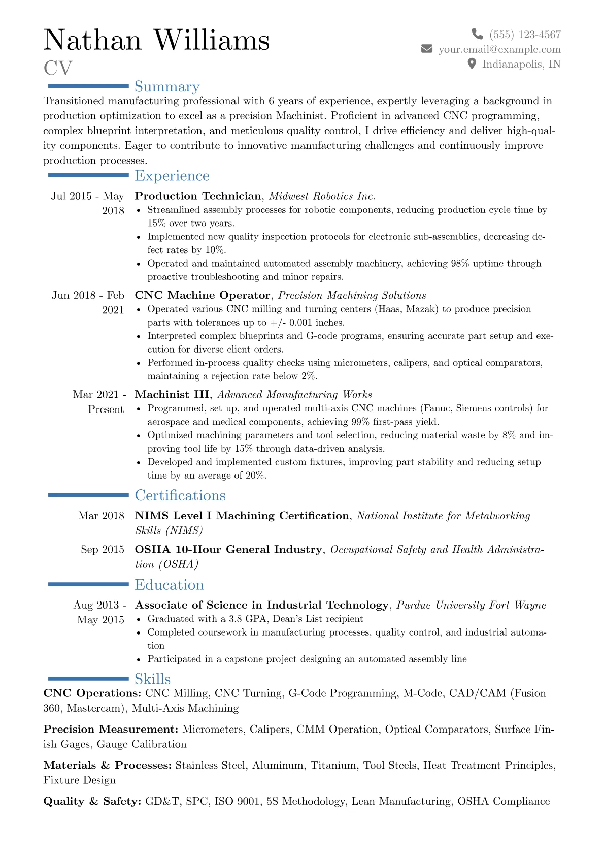 Career changer version - Page 1