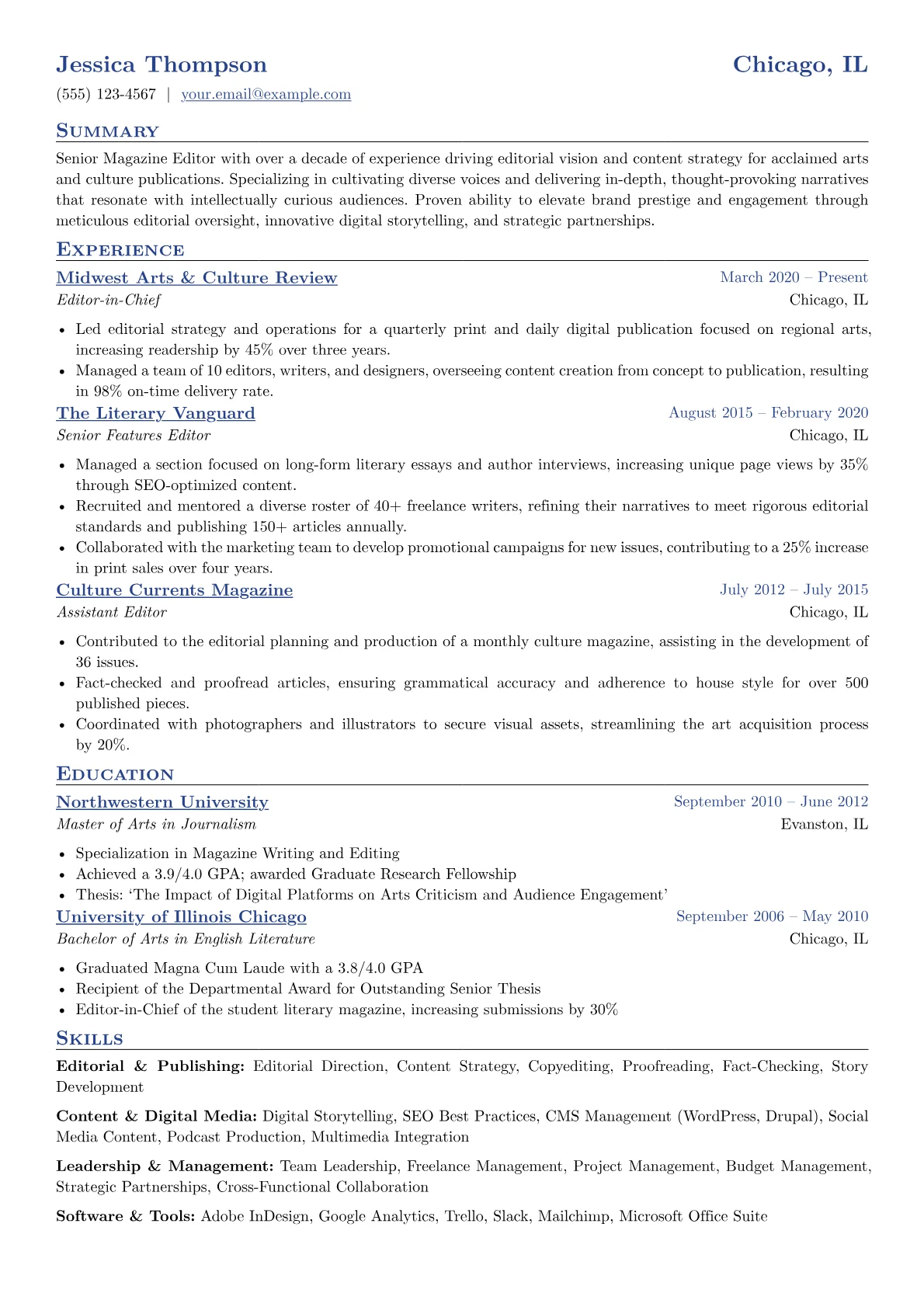 Arts & Culture Editor version - Page 1
