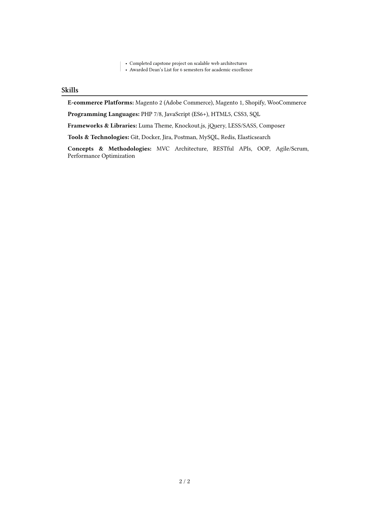 Career changer version - Page 2