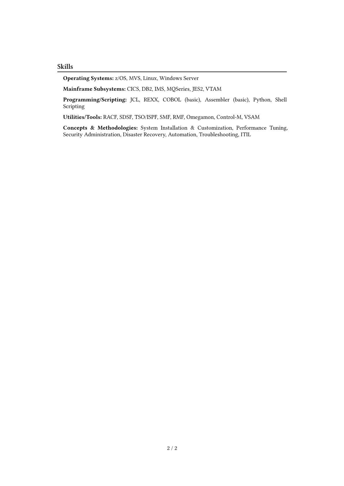Career changer version - Page 2