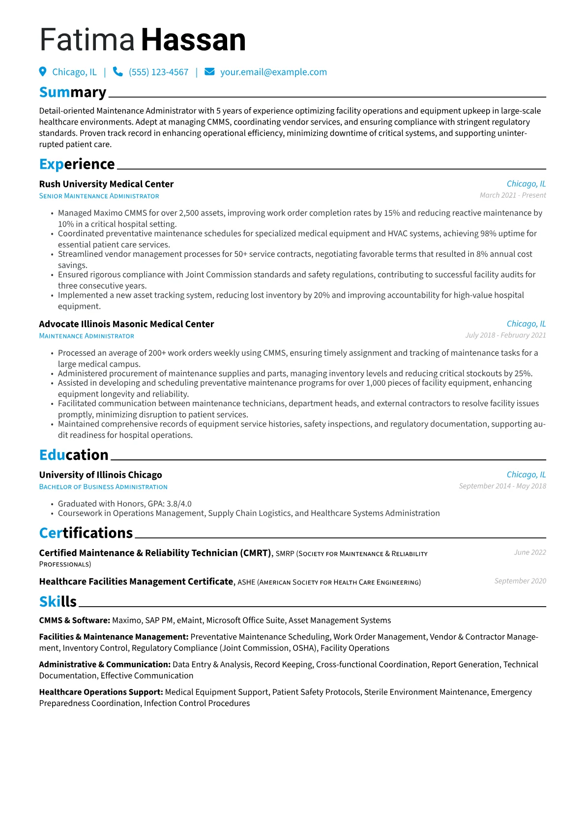 Healthcare Facilities version - Page 1
