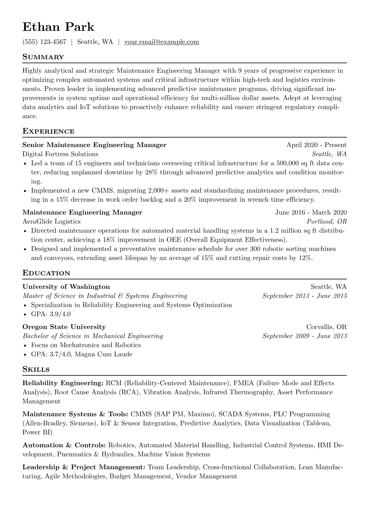Maintenance version - Page 1