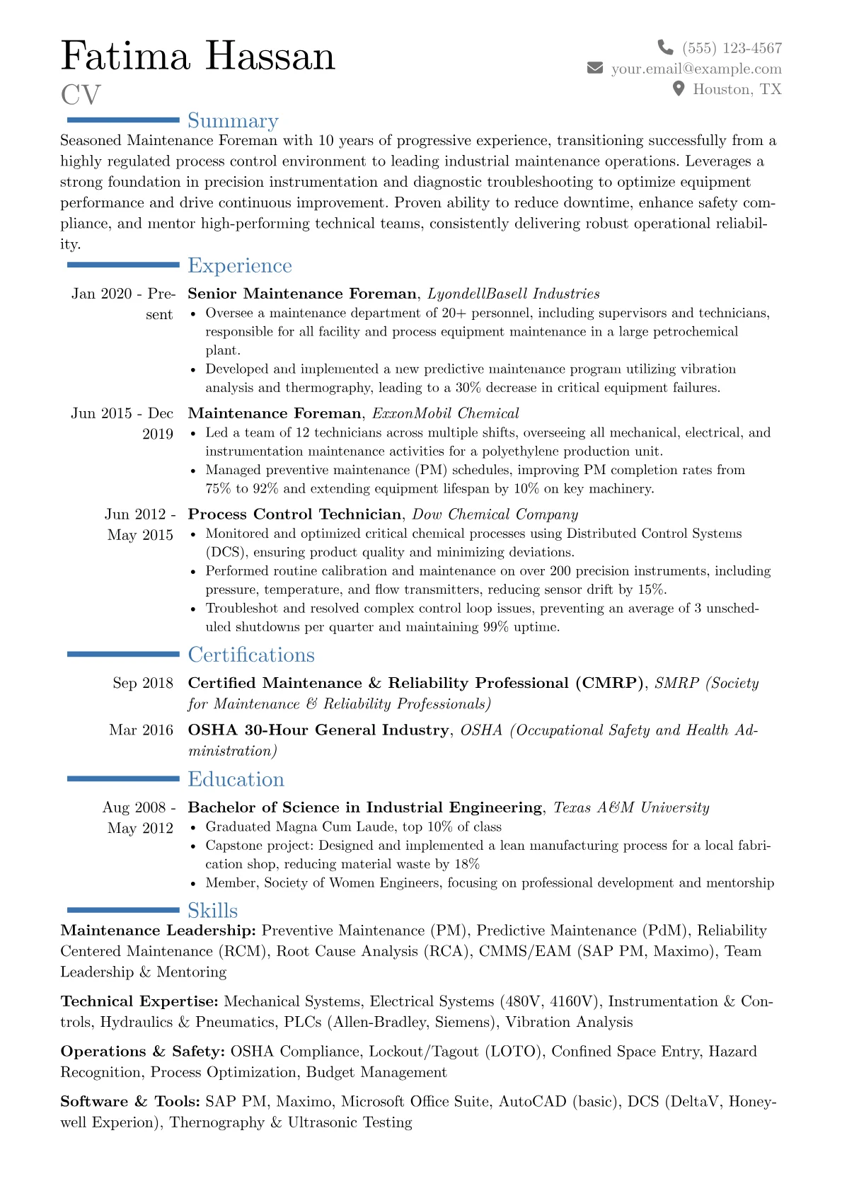 Career changer version - Page 1
