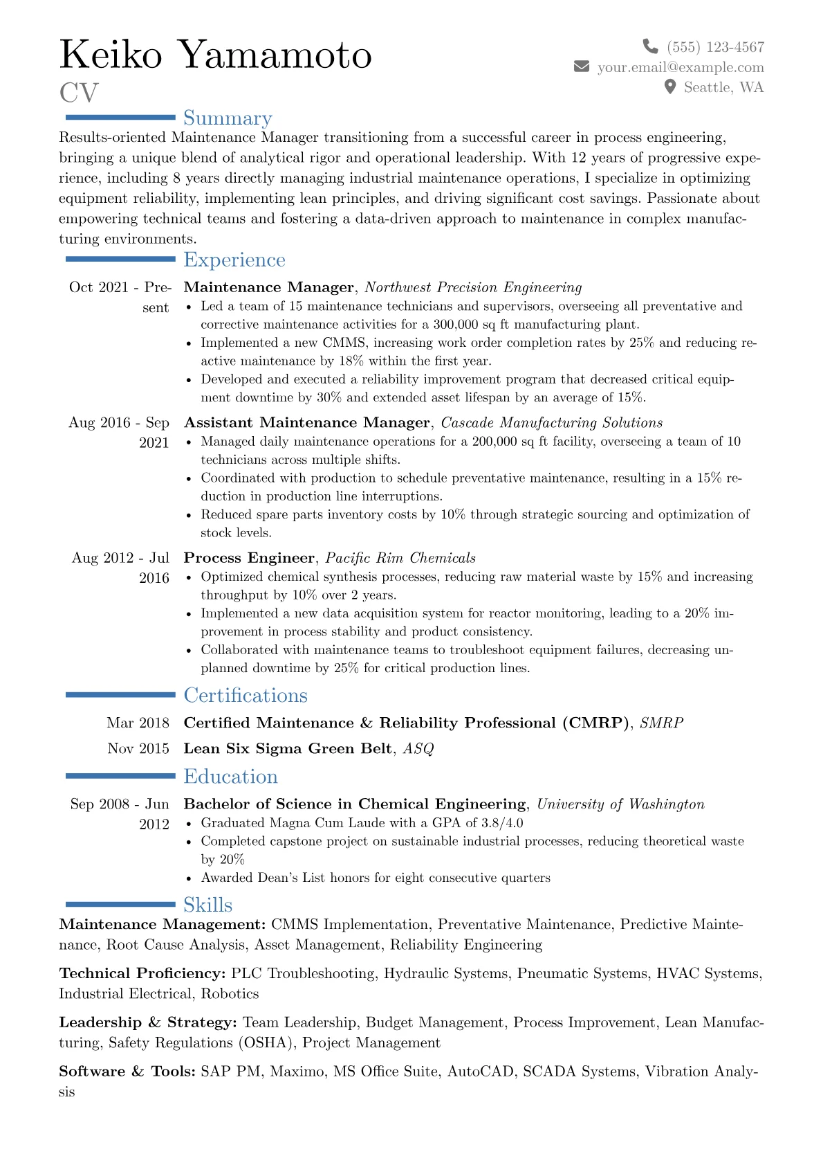 Career changer version - Page 1