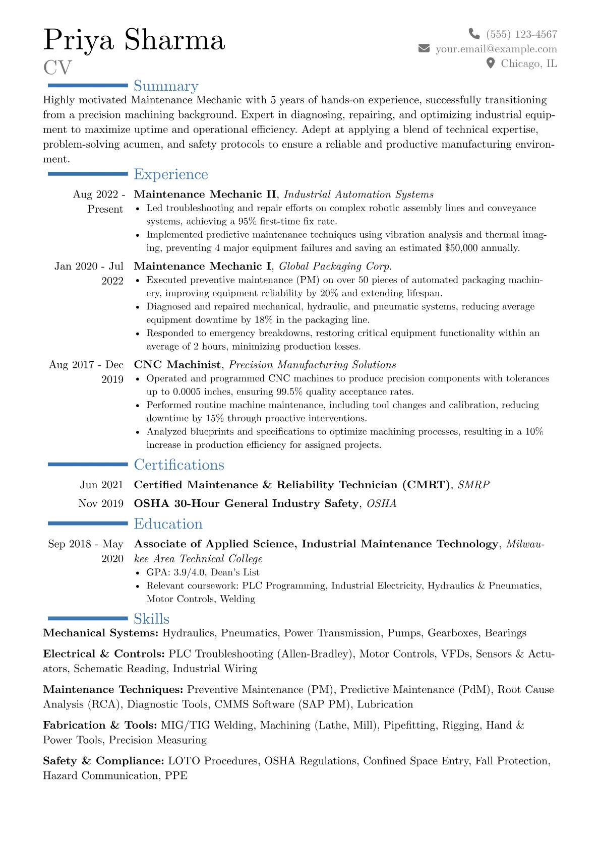 Career changer version - Page 1