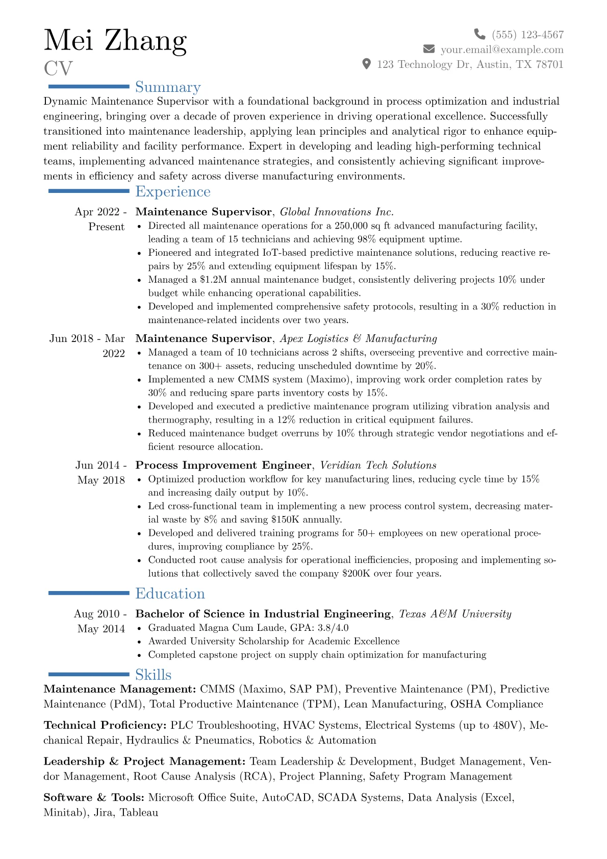 Career changer version - Page 1